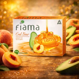 Fiama Gel Bar  Peach & Avocado Moisturised Skin 75g