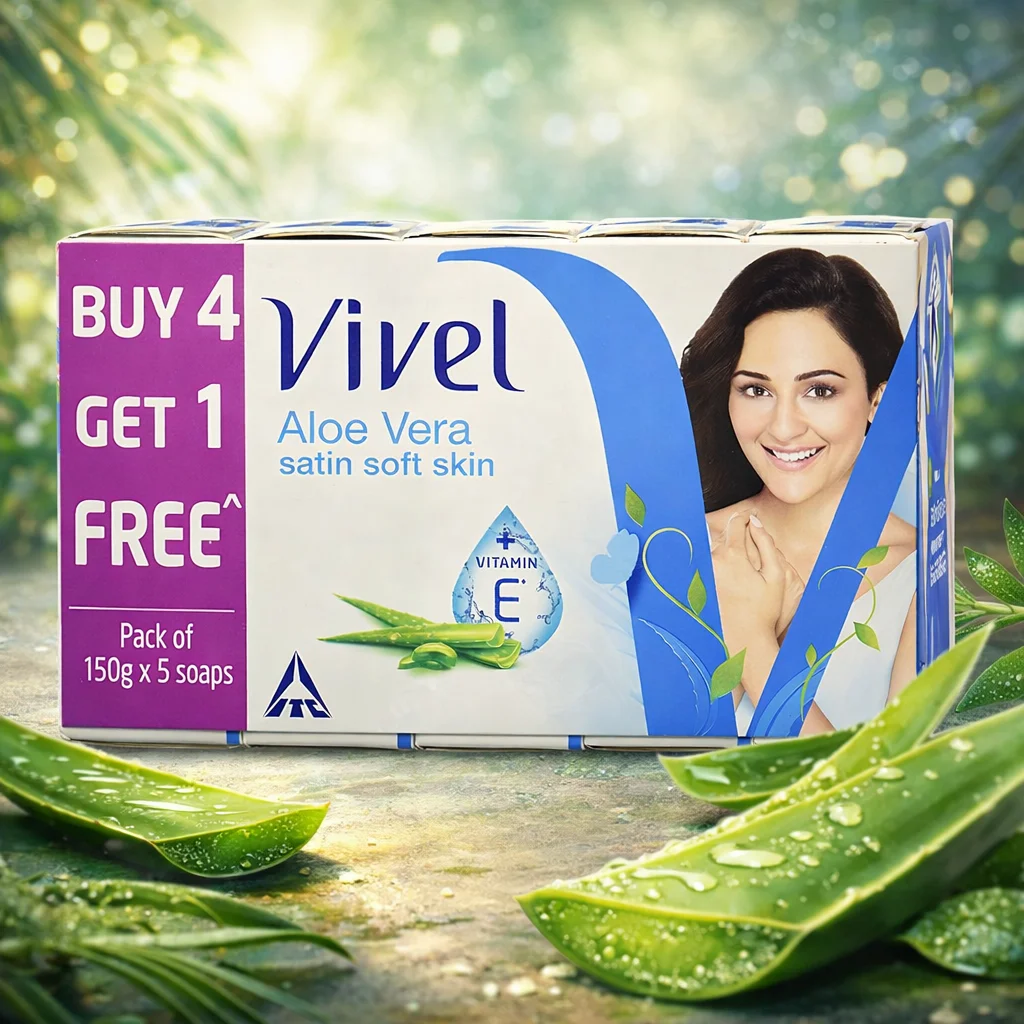 Vivel Aloe Vera Satin soft skin Buy 4 Get 1