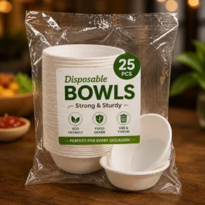 Paper Bowl ( Use & Throw) 25 pcs