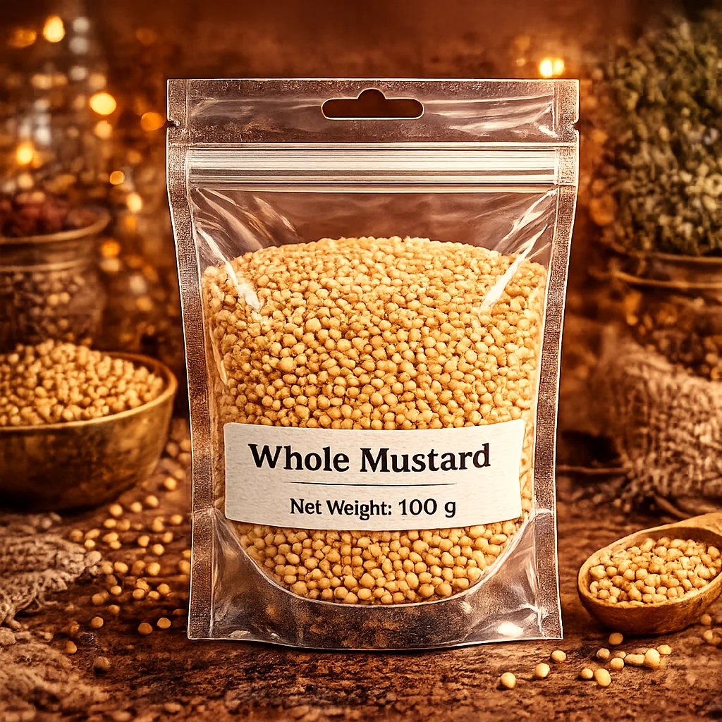 Whole Mustard 100 gm (White)
